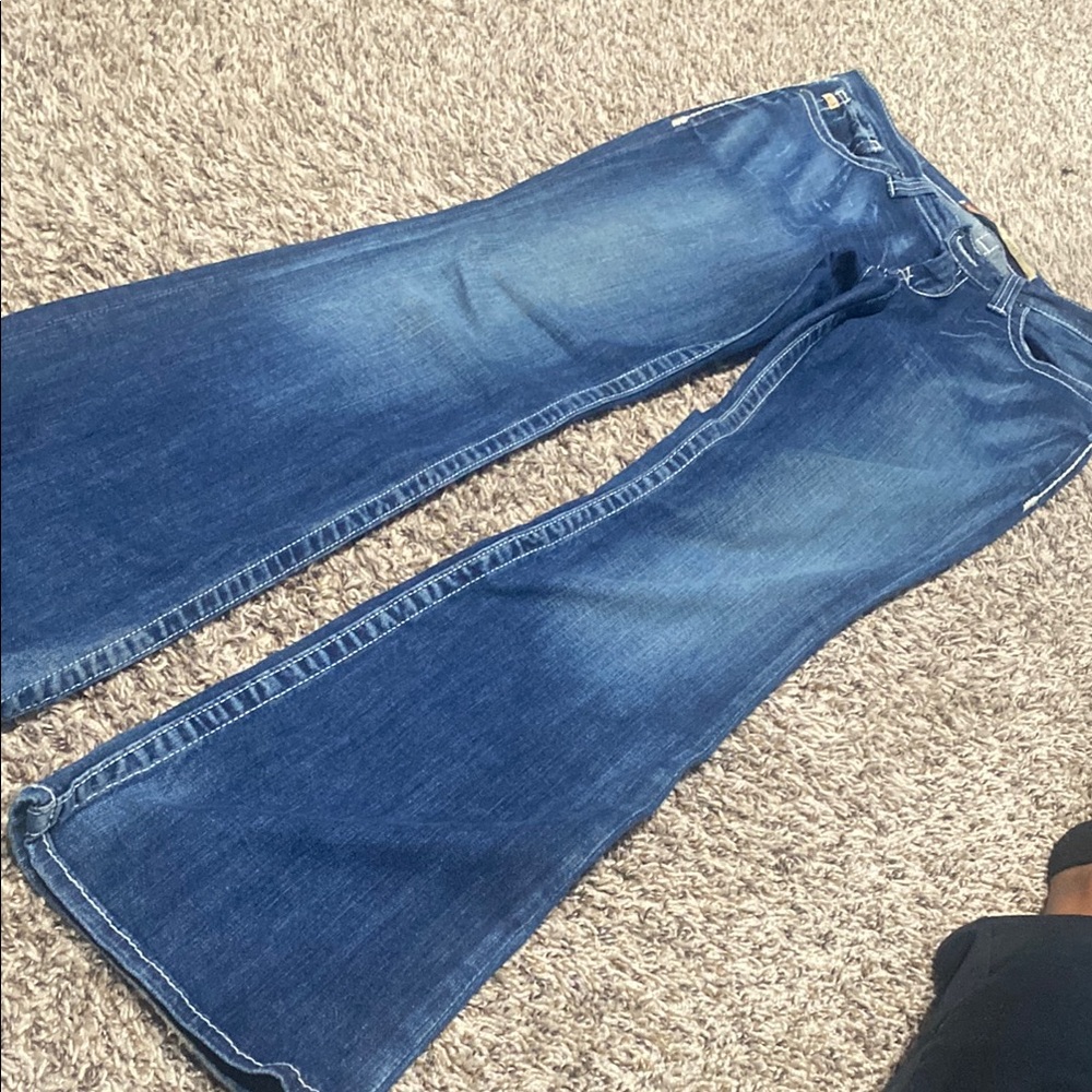 Blue Flare Jeans